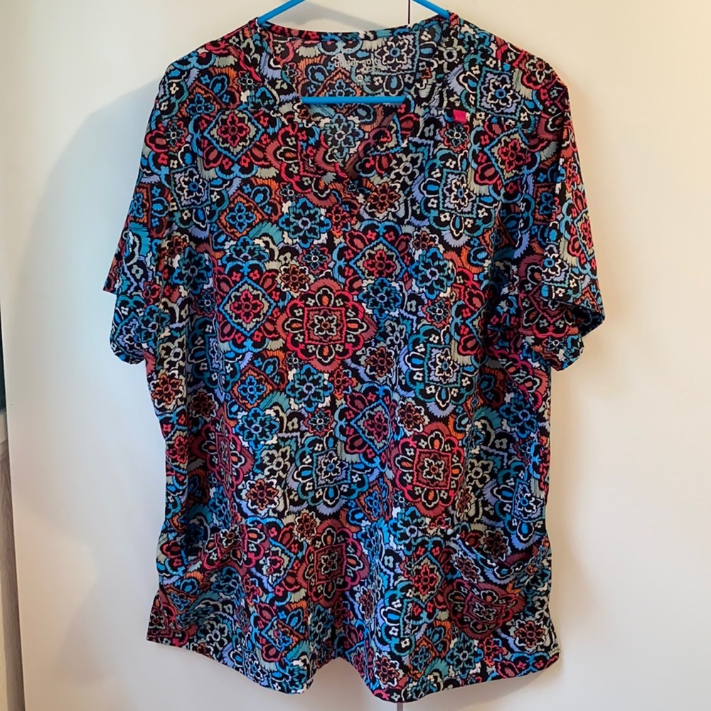 Butter Soft Scrub Top XL